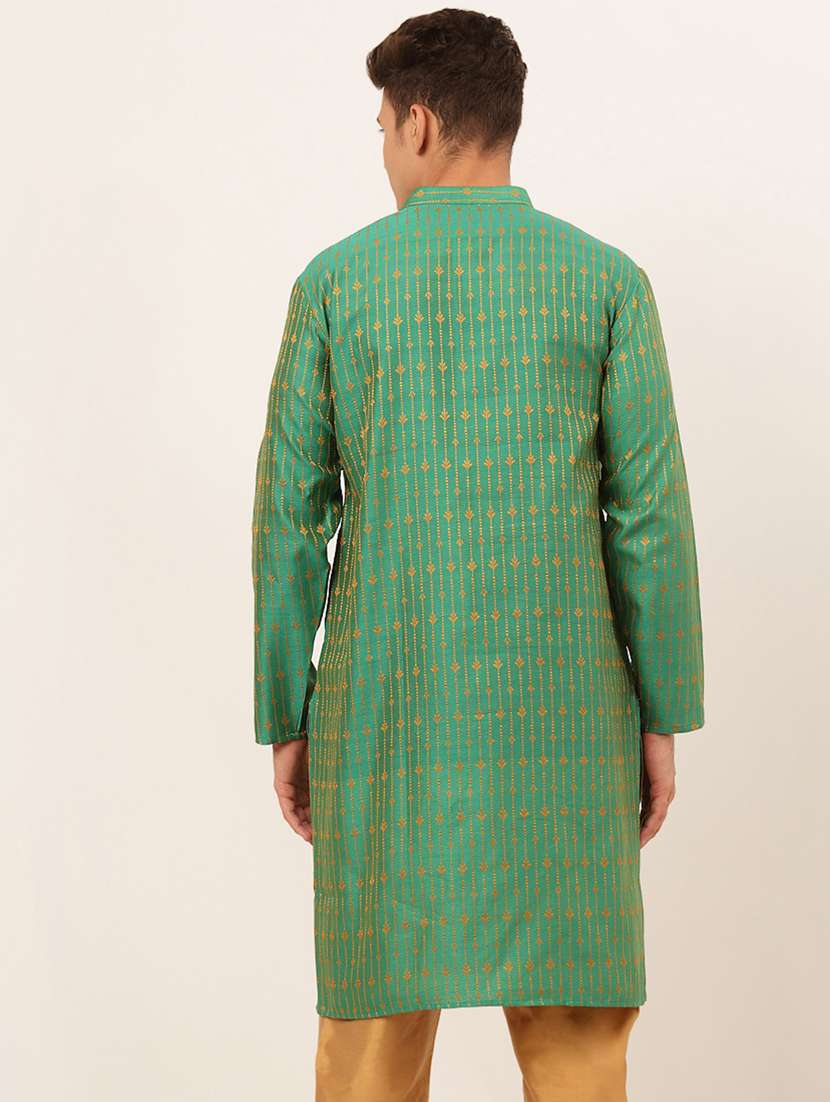 mandarin neck embroidered work straight kurta - 19148016 -  Standard Image - 2