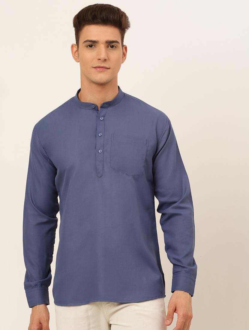  mandarin neck solid straight kurta 