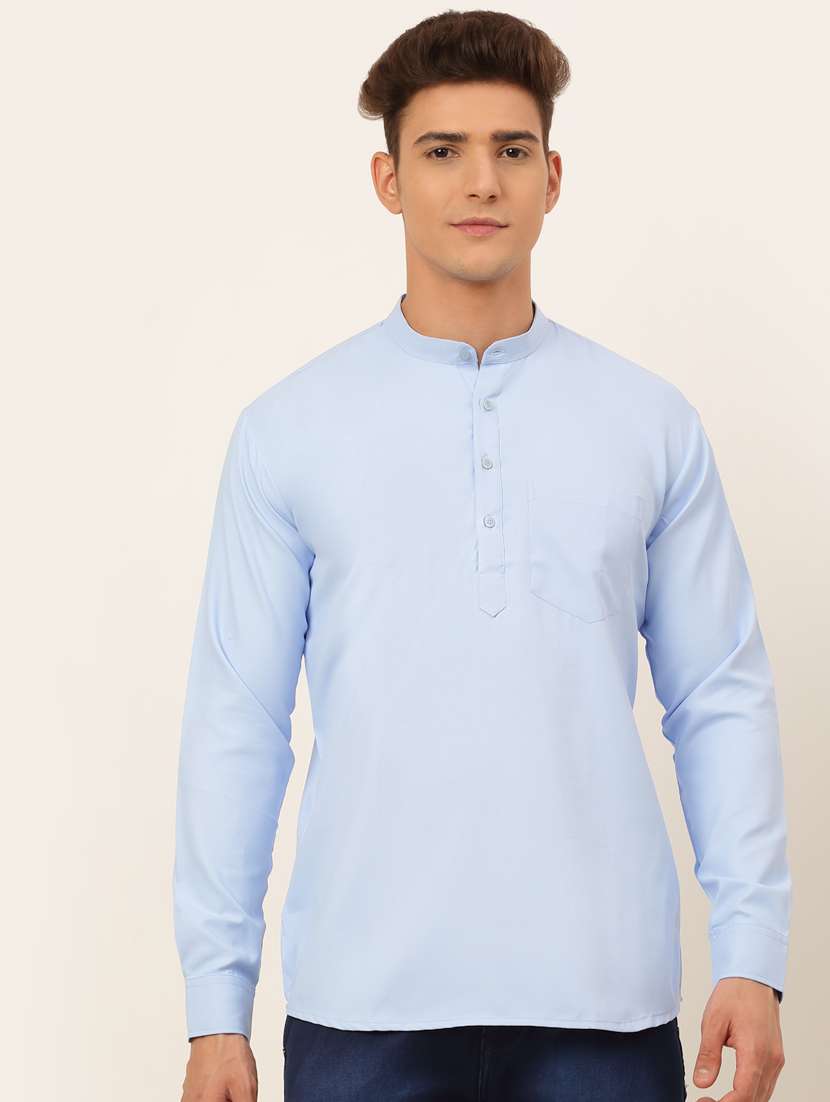  mandarin neck solid straight kurta 