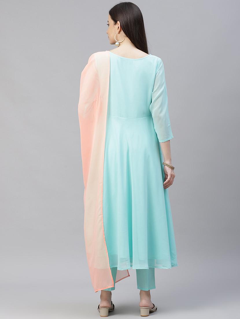 self design kurta pant set - 19149083 - Standard Image - 2
