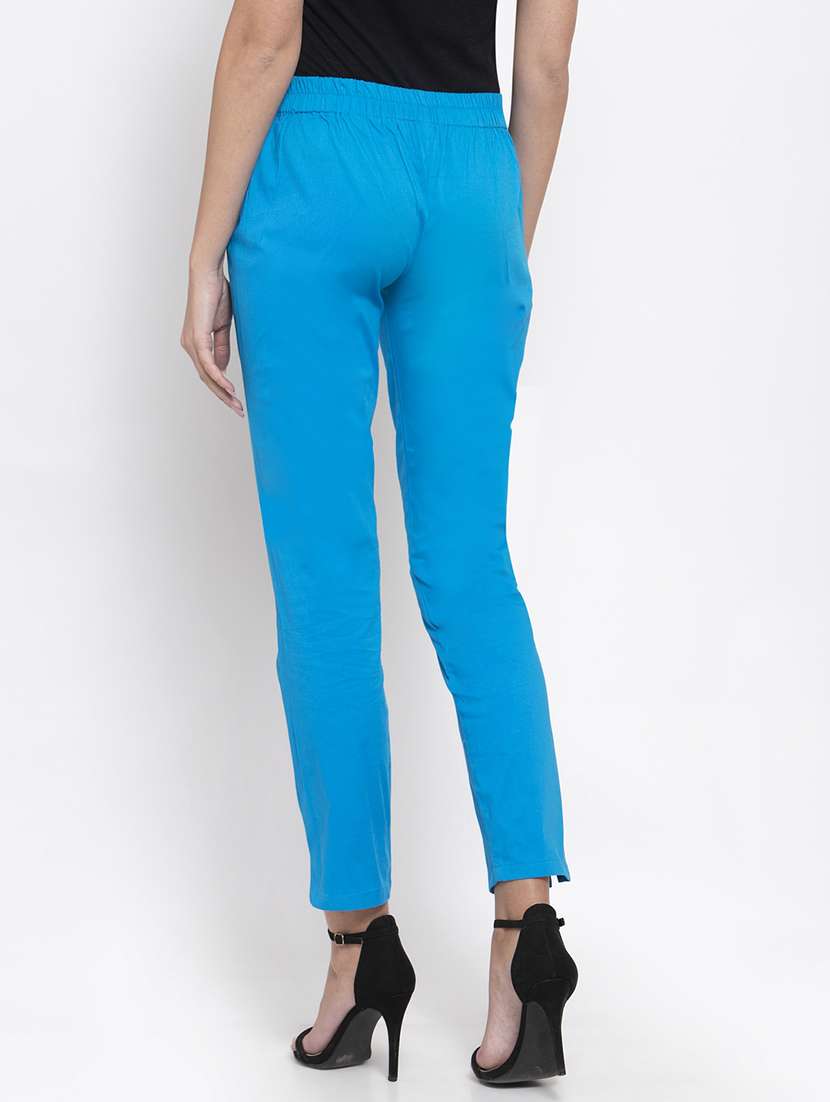 women solid cigarette pant  - 19149988 -  Standard Image - 2