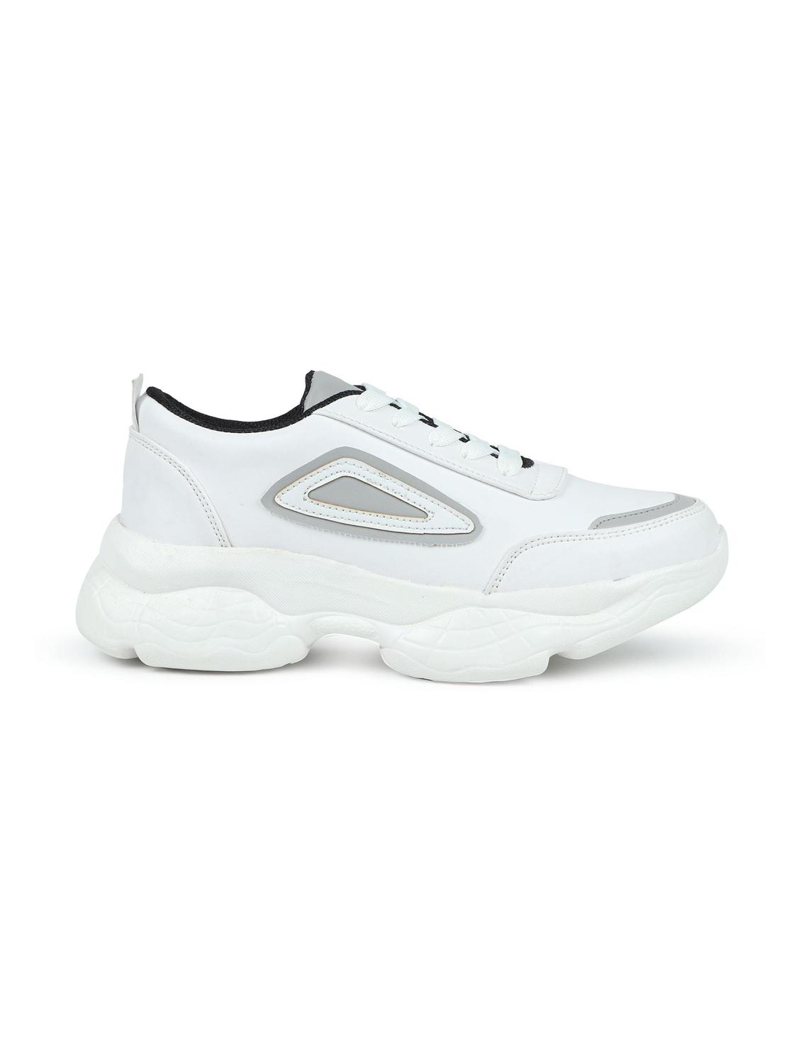 white lace up sneaker - 19155431 - Standard Image - 2