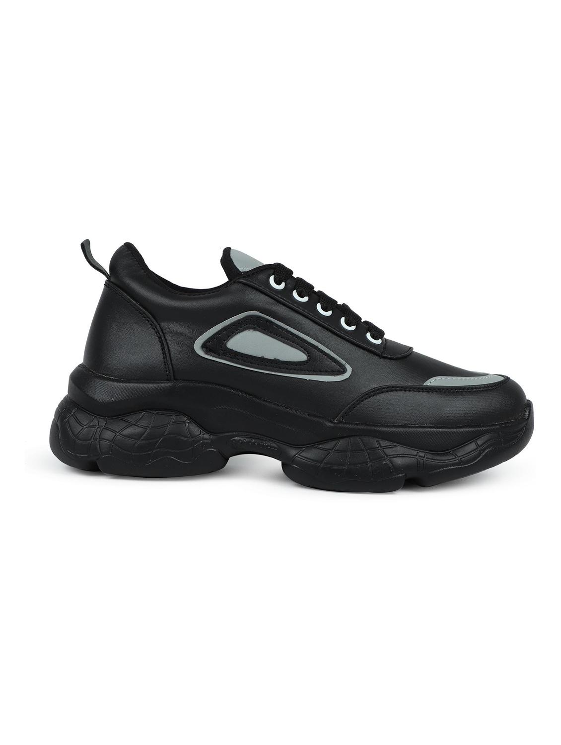 black lace up sneaker - 19155439 - Standard Image - 2