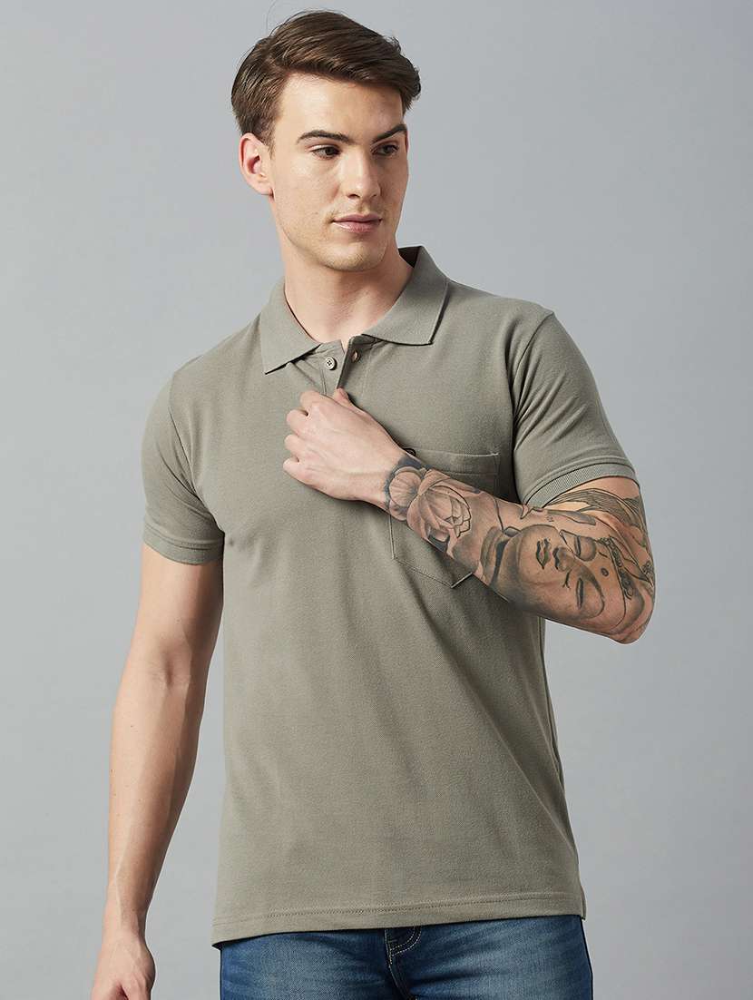 grey cotton t-shirt