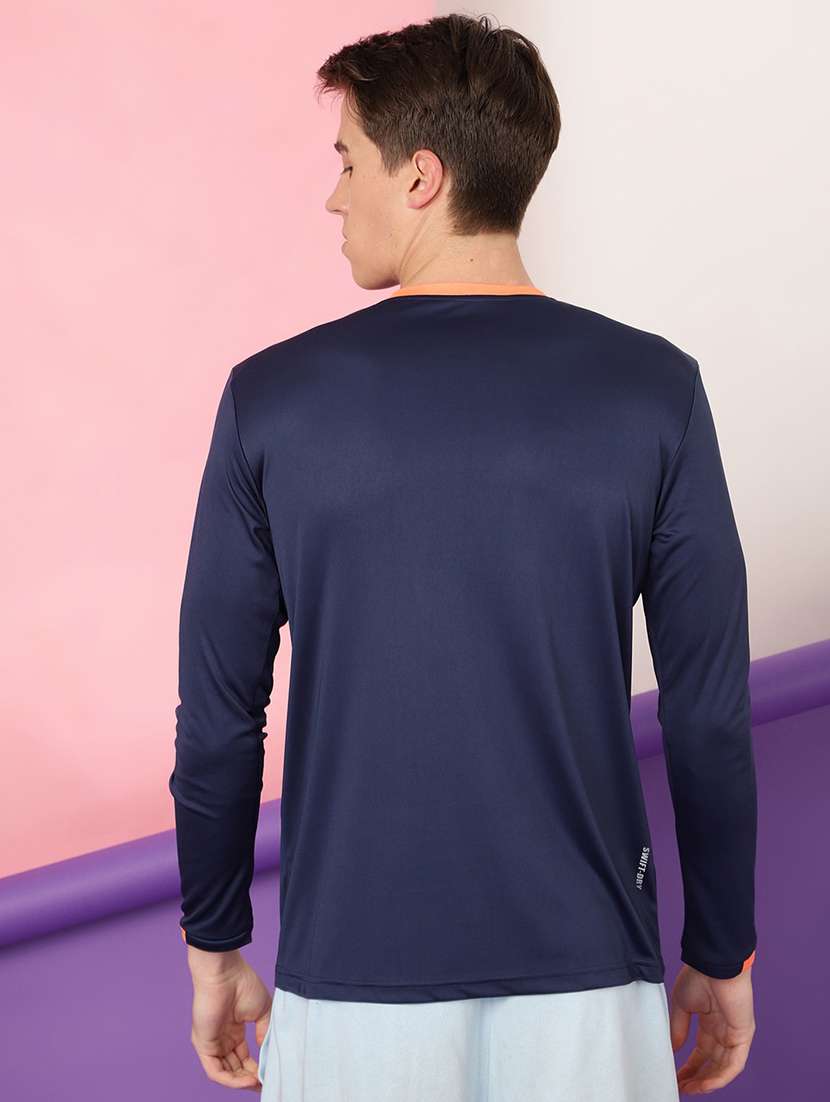 blue polyester t-shirt - 19156246 -  Standard Image - 2