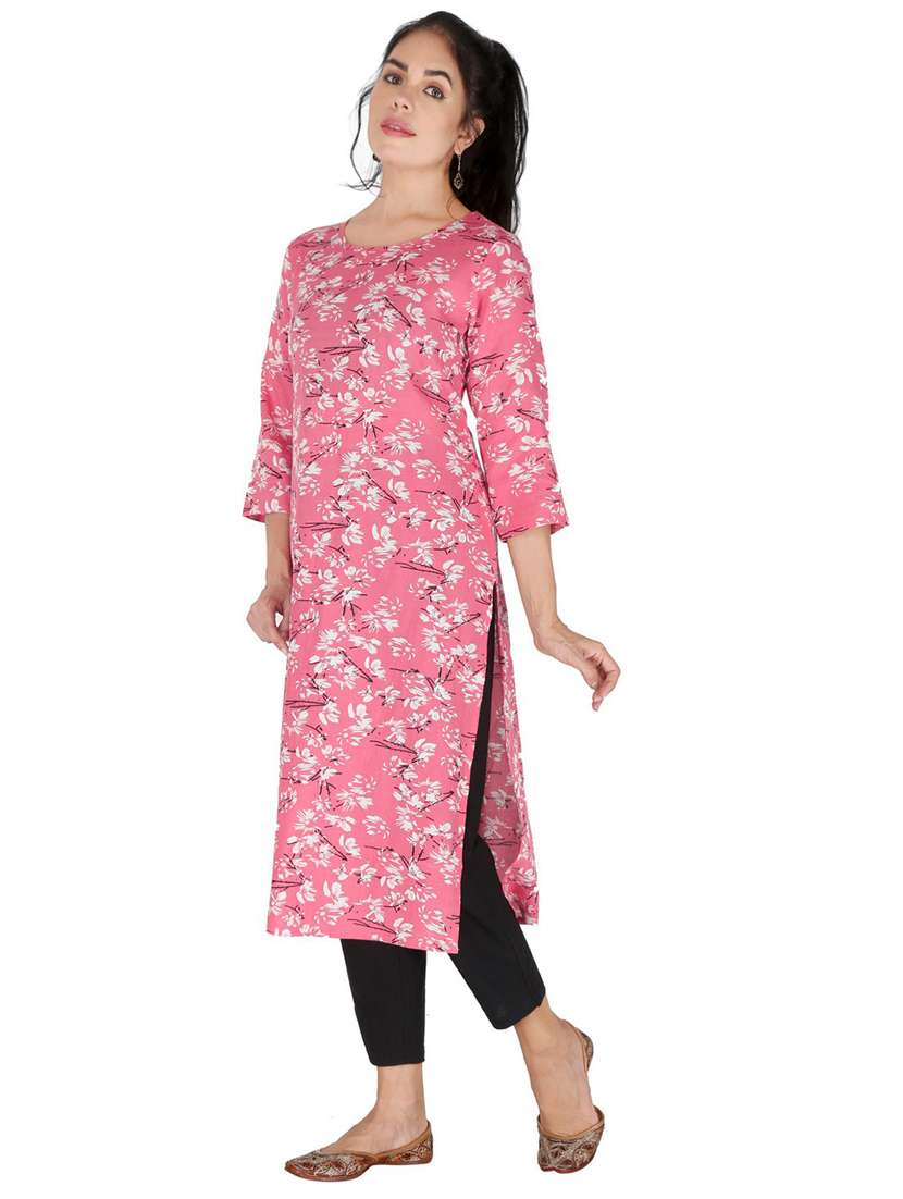 women's straight kurta - 19158125 -  Standard Image - 2