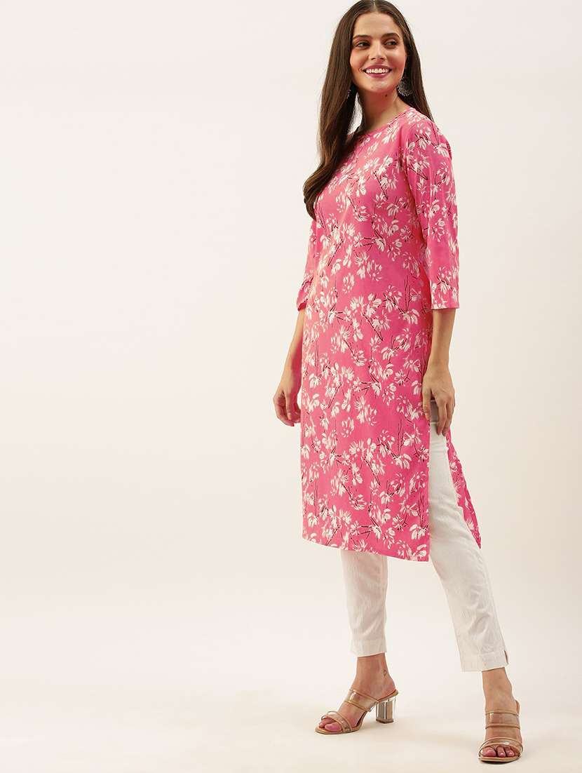 women's straight kurta - 19158135 -  Standard Image - 2