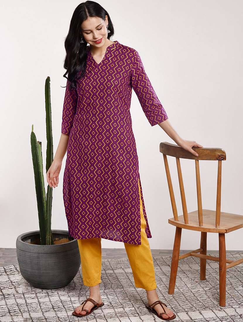 women's straight kurta - 19158137 -  Standard Image - 2