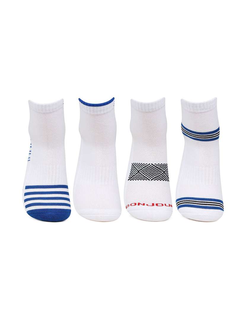 pack of 3 multi colored ankle length sock