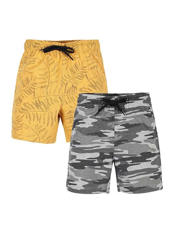 boy pack of 2 printed short