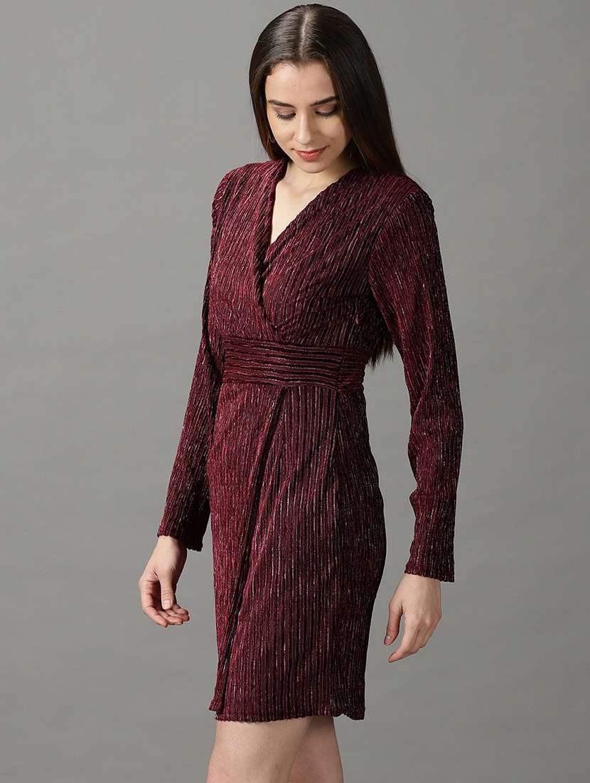 women's sheath self design dress - 19159729 -  Standard Image - 2