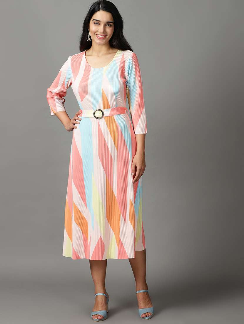 women's  geometric dress