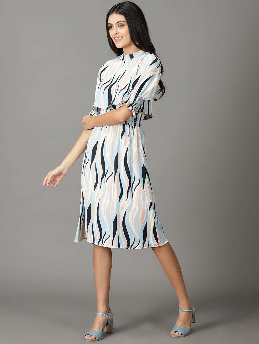 women's printed dress - 19159758 - Standard Image - 2
