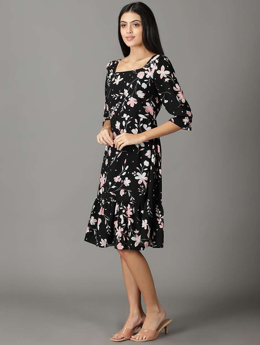 women's tiered dress floral dress - 19159769 -  Standard Image - 2
