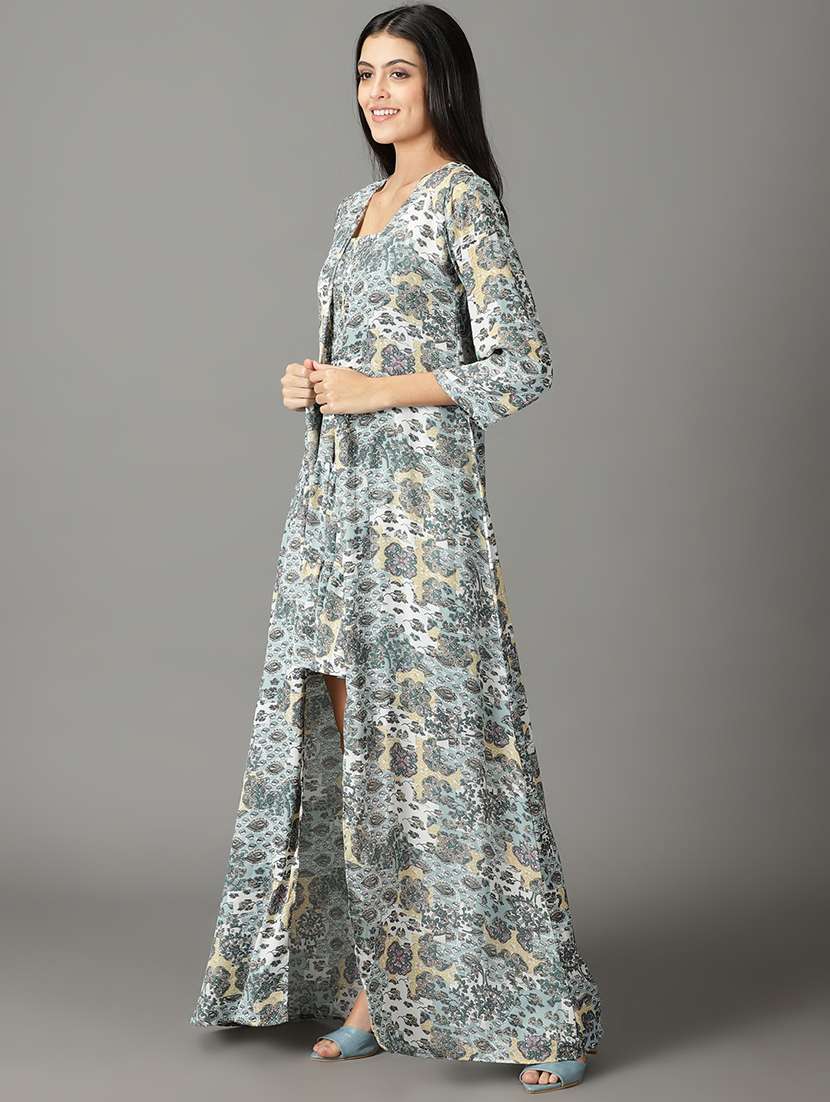 women's fit & flare floral dress - 19159773 -  Standard Image - 2