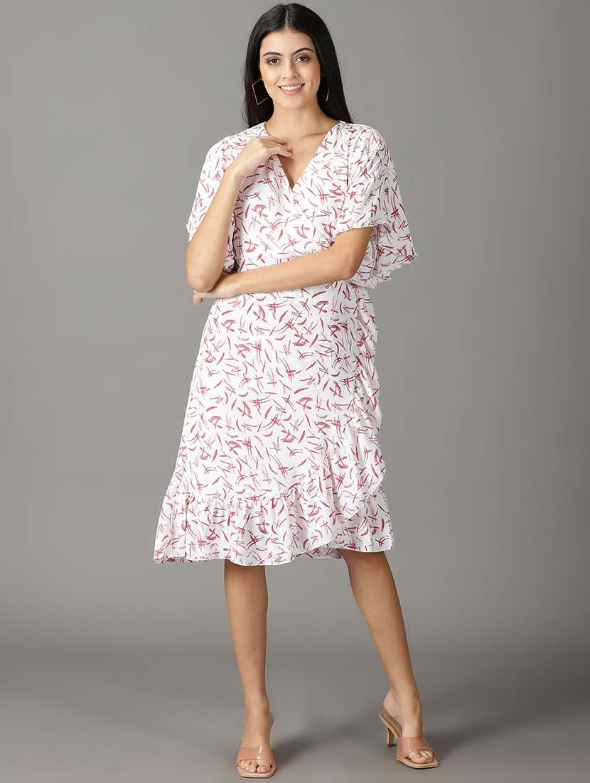 Women's Wrap Floral Dress