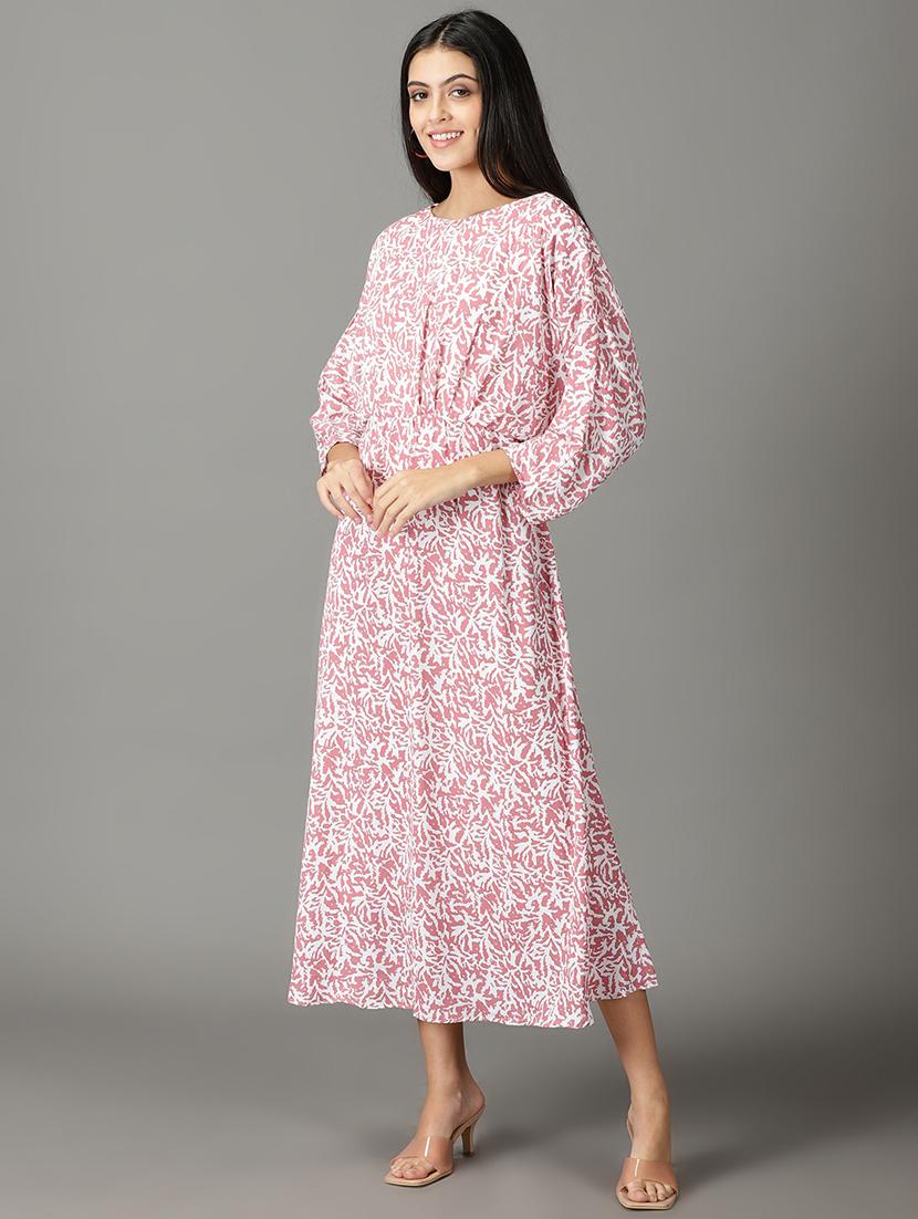 women's printed dress - 19159788 - Standard Image - 2