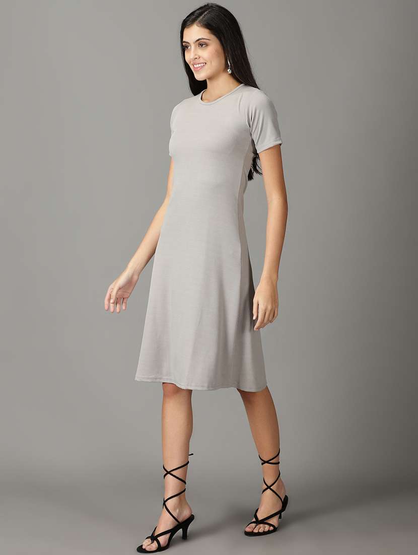 women's solid dress - 19159798 - Standard Image - 2