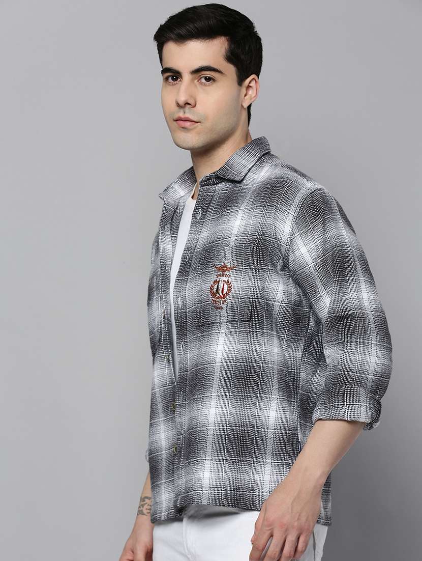 mens checks casual shirt - 19159931 -  Standard Image - 2