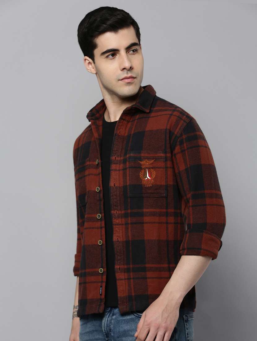 mens checks casual shirt - 19159933 -  Standard Image - 2