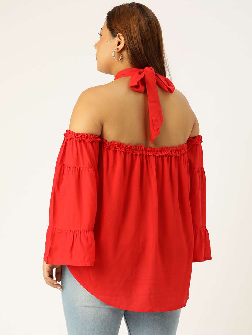 women's straight halter neck top - 19160290 -  Standard Image - 2