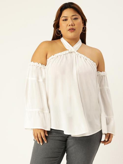 women's a line halter neck top - 19160294 -  Standard Image - 0