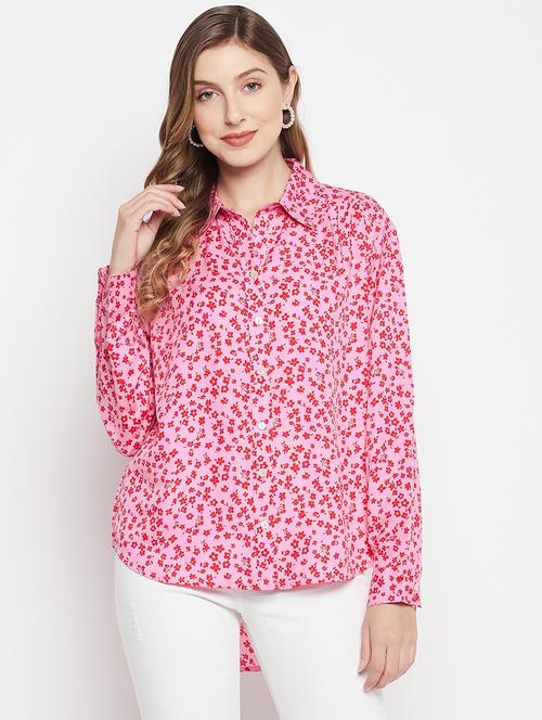 long sleeved floral shirt - 19161487 -  Standard Image - 0