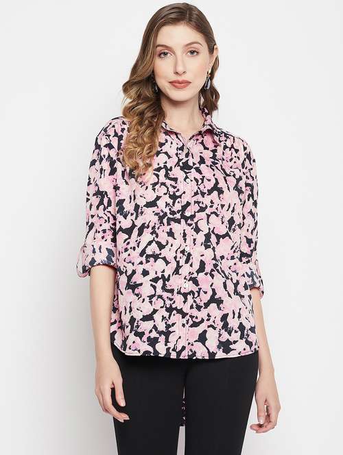 long sleeved printed shirt - 19161731 -  Standard Image - 0