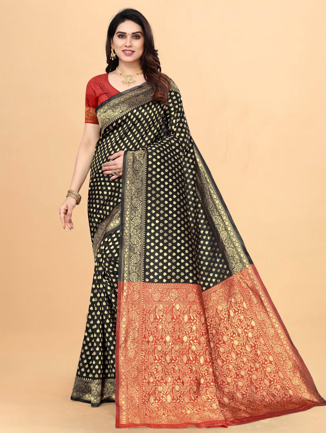 women's banarasi saree with blouse - 19161735 - Zoom Image - 0