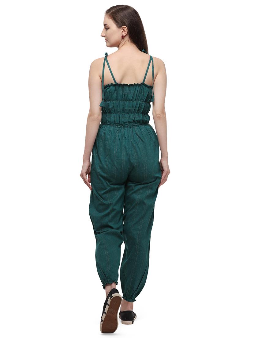 solid full leg jumpsuit - 19161743 - Standard Image - 2
