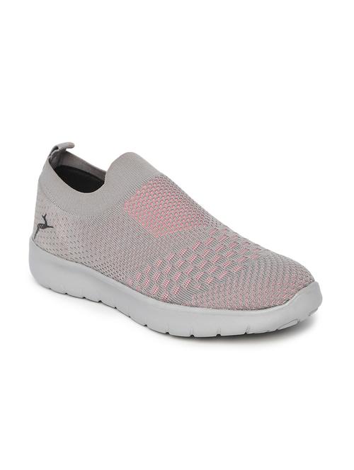 grey slip on sport shoes - 19163002 - Standard Image - 0