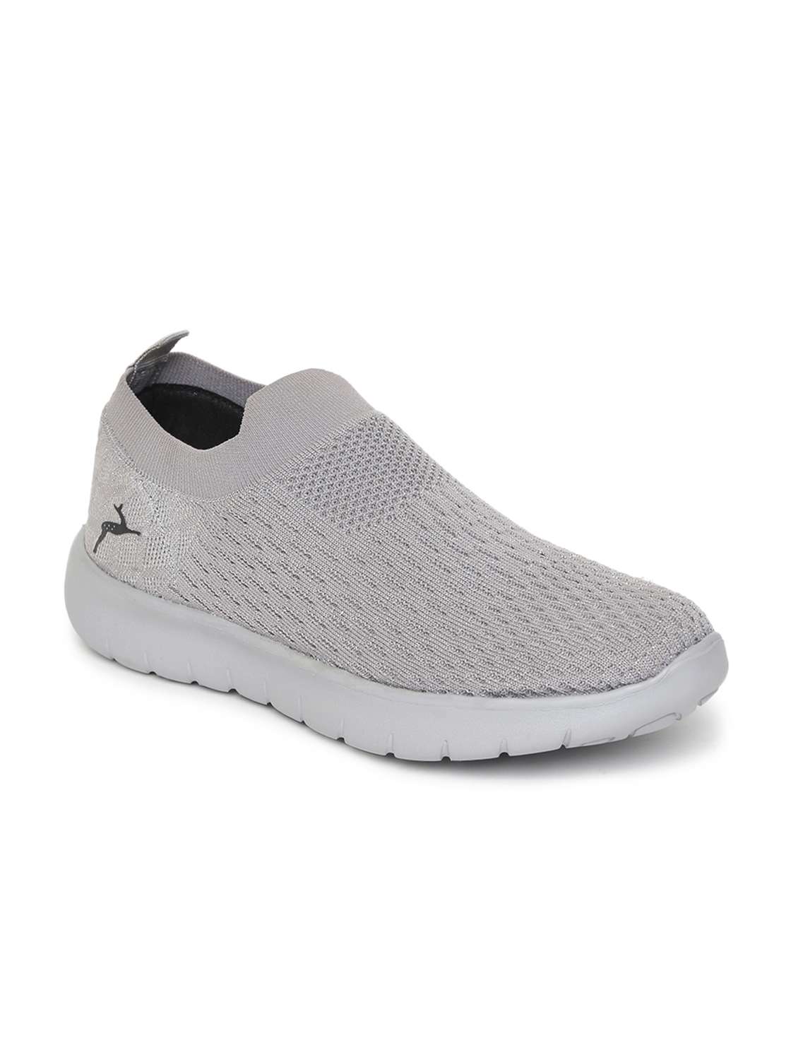 grey slip on casual shoes
