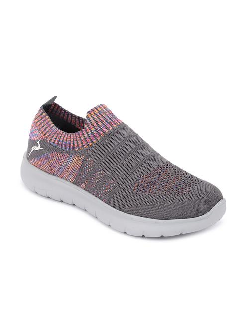 grey slip on casual shoes - 19163052 - Standard Image - 0