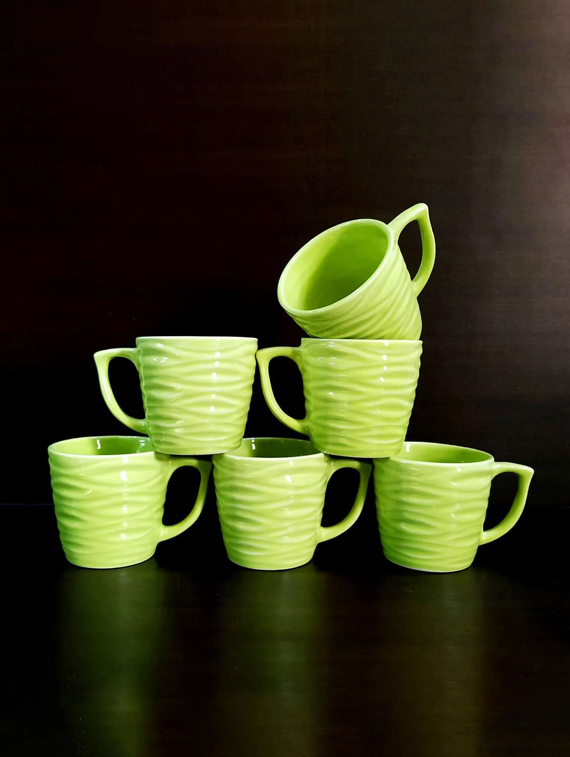 Moody Panda Designer Set Of 6 Cups | Cup Set | Tea Cups | Set Of 6 Cups | Ceramic