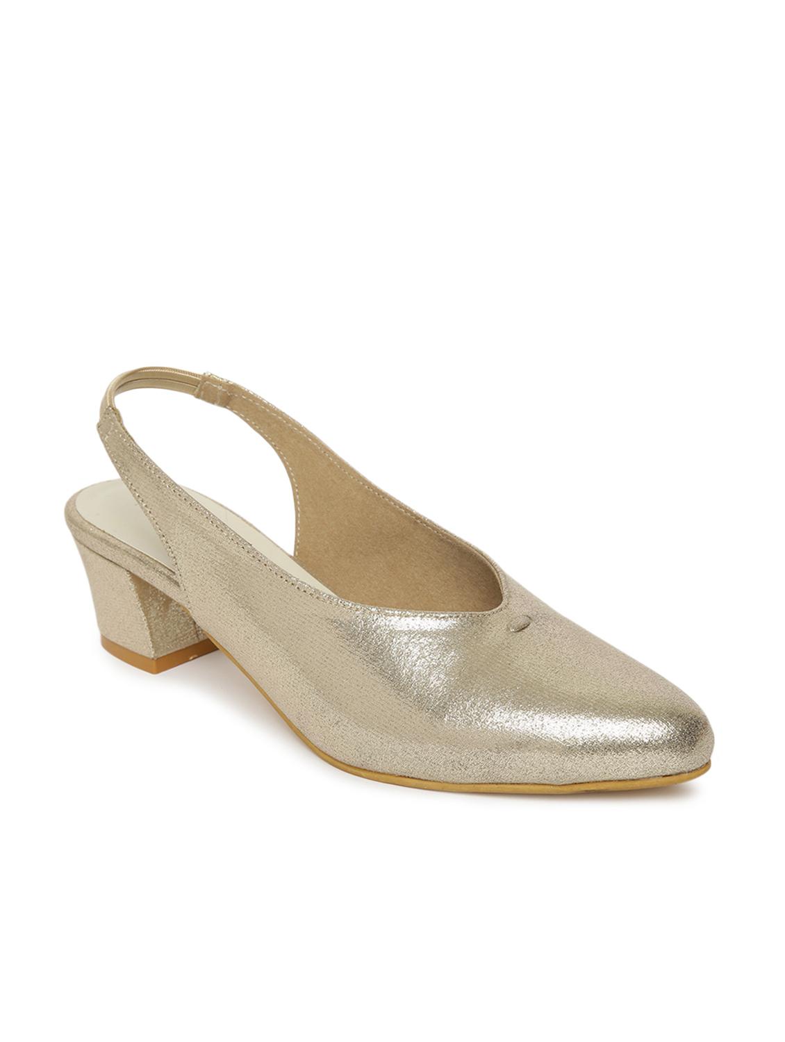 women golden back strap sandal - 19163595 - Zoom Image - 0