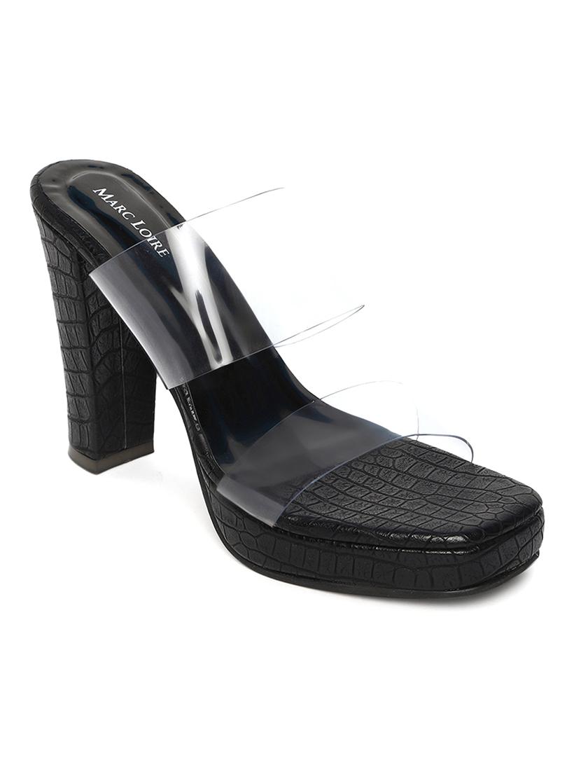 women black slip on sandal - 19163615 - Zoom Image - 0