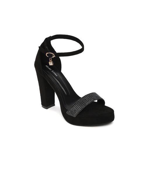 women black ankle strap sandals - 19163618 -  Standard Image - 0