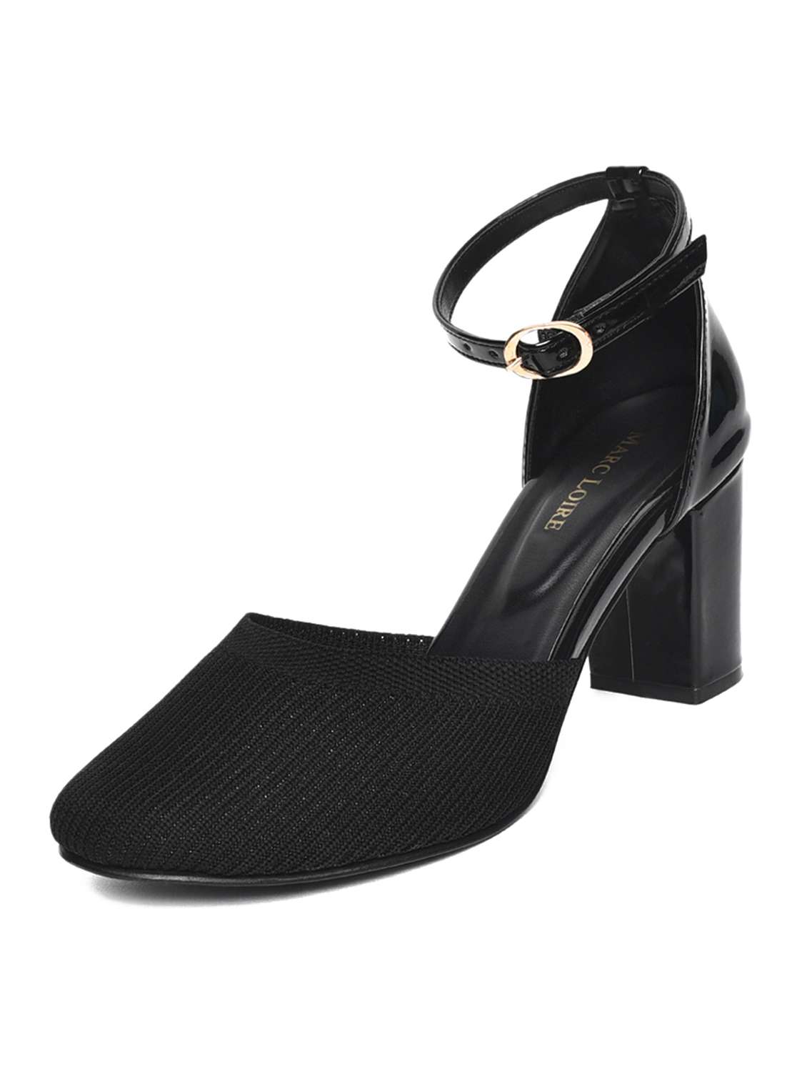 women black ankle strap sandal - 19163620 - Standard Image - 2