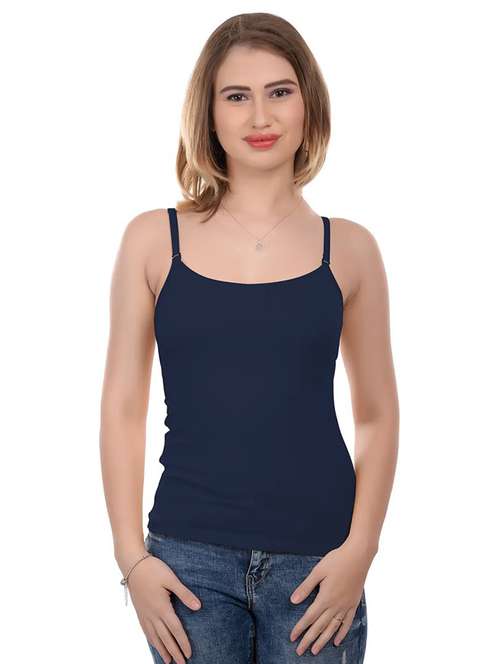 blue cotton camisole - 19163808 - Standard Image - 0