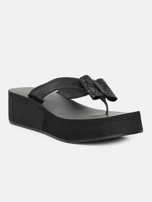 women black ankle strap wedge - 19164283 -  Standard Image - 0