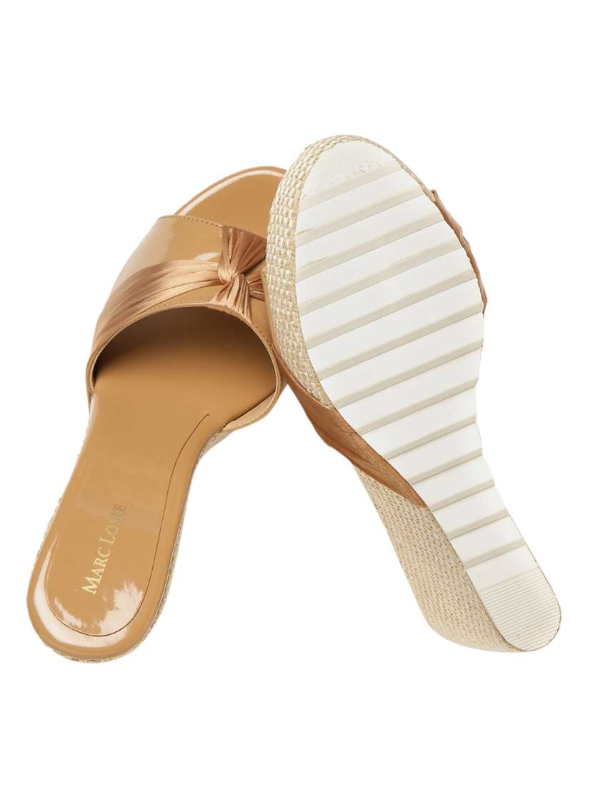 beige slip on wedges - 19164330 -  Standard Image - 2