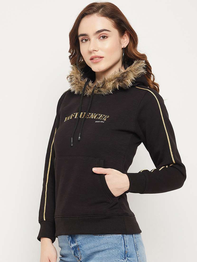 printed cotton blend regular sweatshirt - 19164356 -  Standard Image - 2