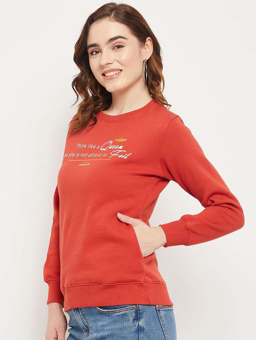 printed cotton blend regular sweatshirt - 19164368 -  Standard Image - 2