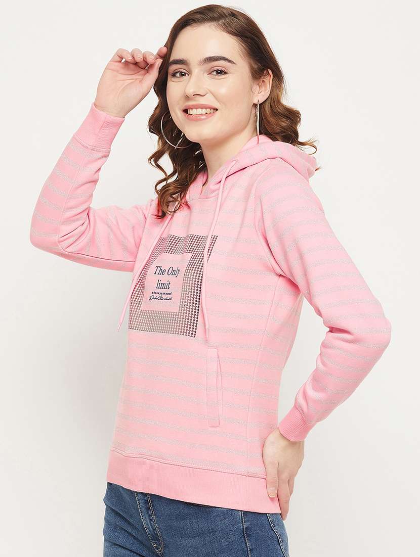 printed cotton blend regular sweatshirt - 19164369 -  Standard Image - 2