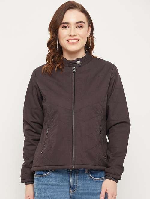 solids bomber/biker jacket - 19164537 -  Standard Image - 0