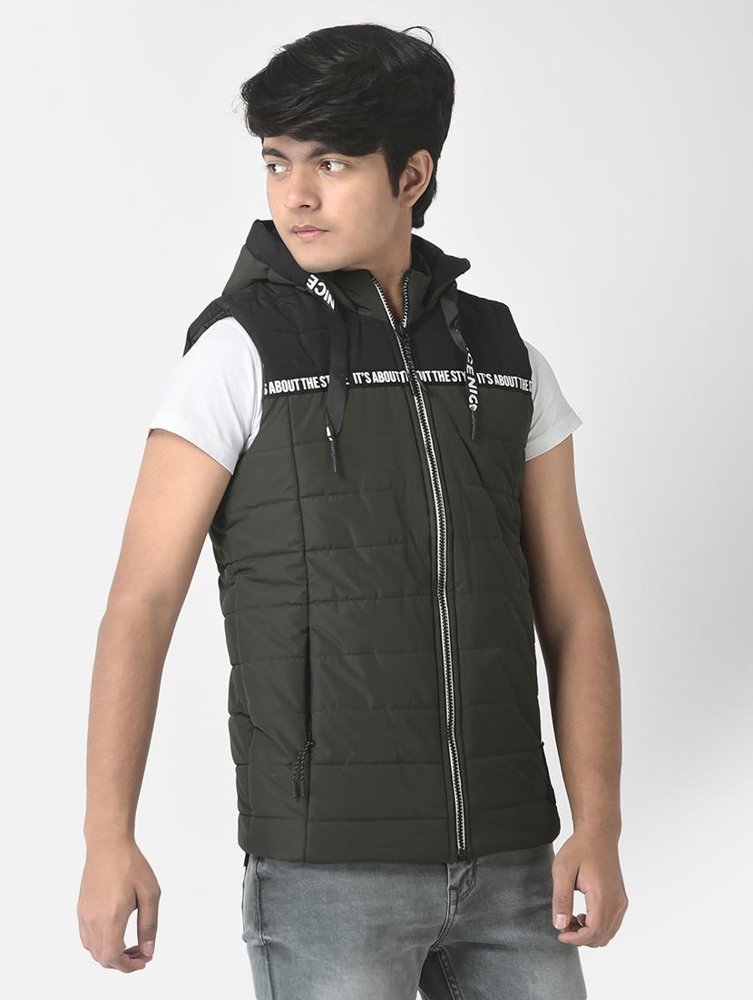 green coloured regular jacket - 19164547 - Standard Image - 2
