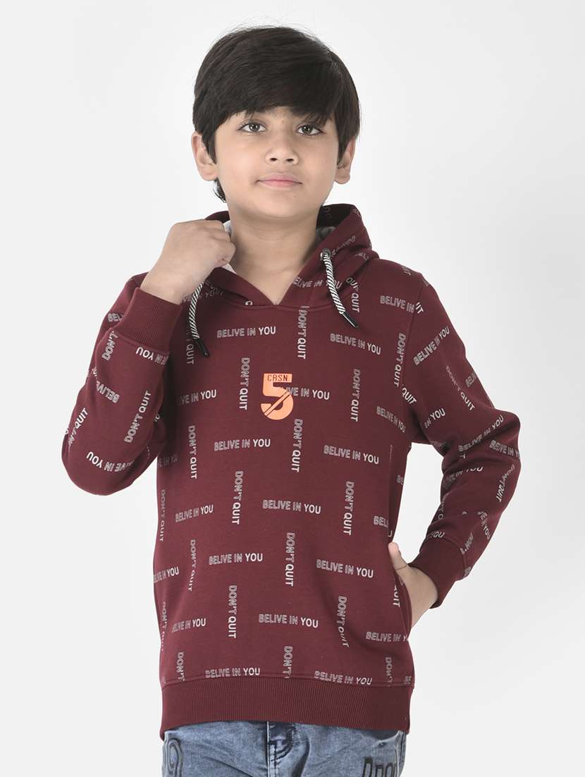boys typography sweatshirt