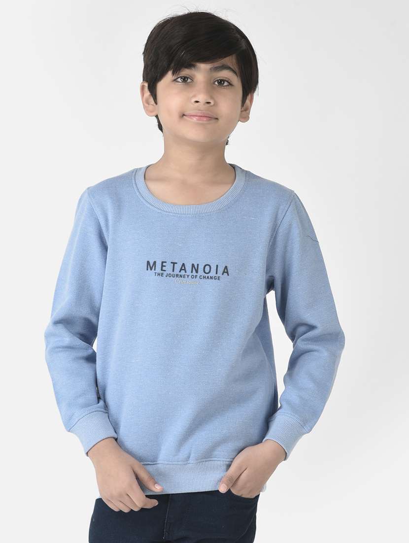 boys typography sweatshirt