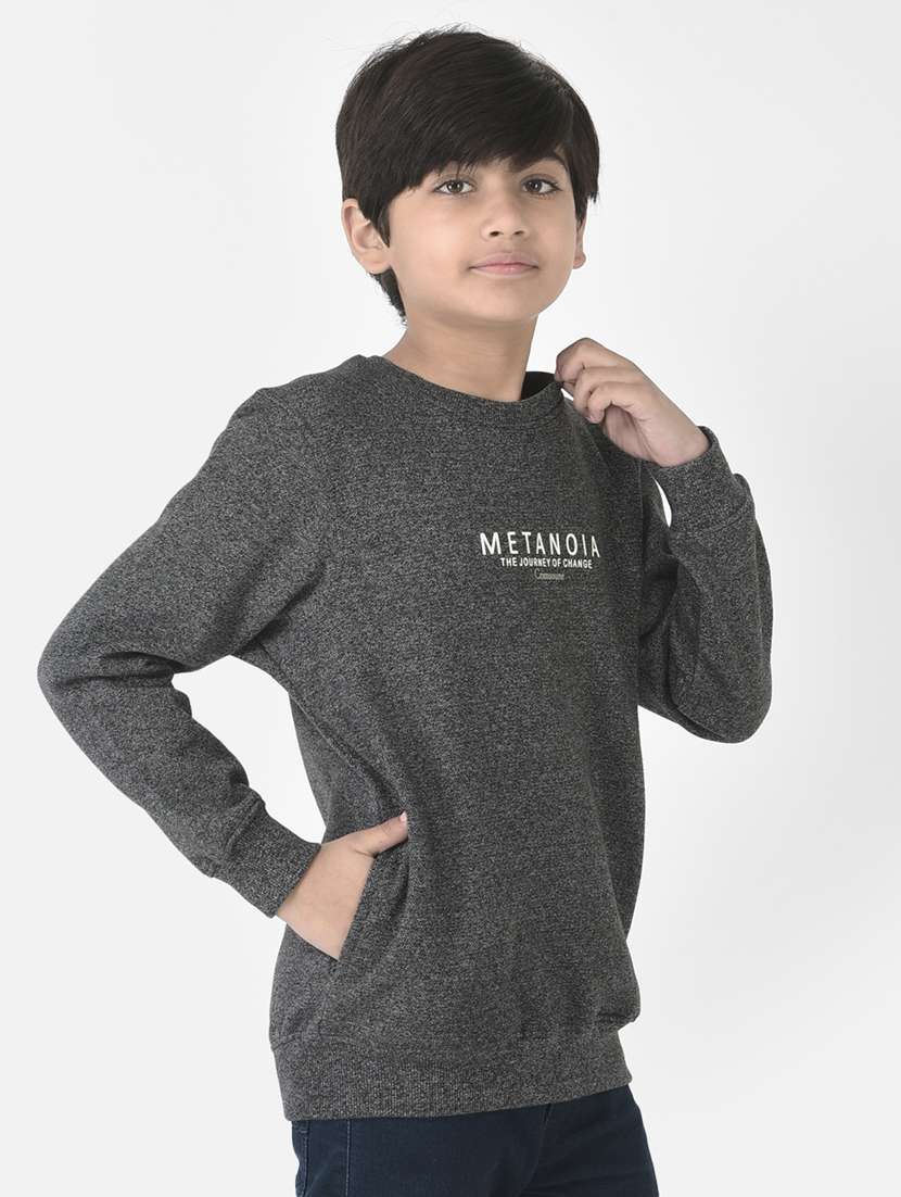 boys typography sweatshirt - 19164619 -  Standard Image - 2
