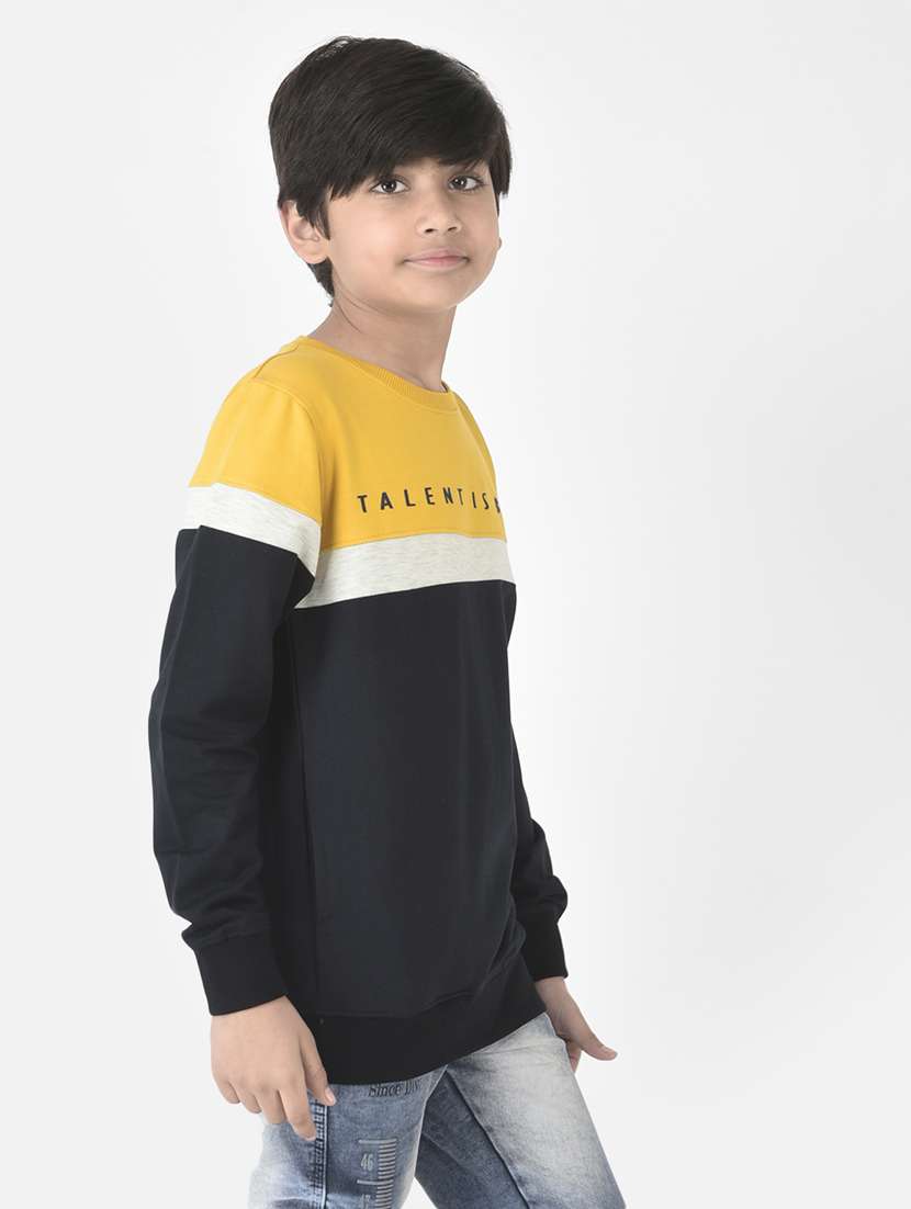 boys color block sweatshirt - 19164669 -  Standard Image - 2